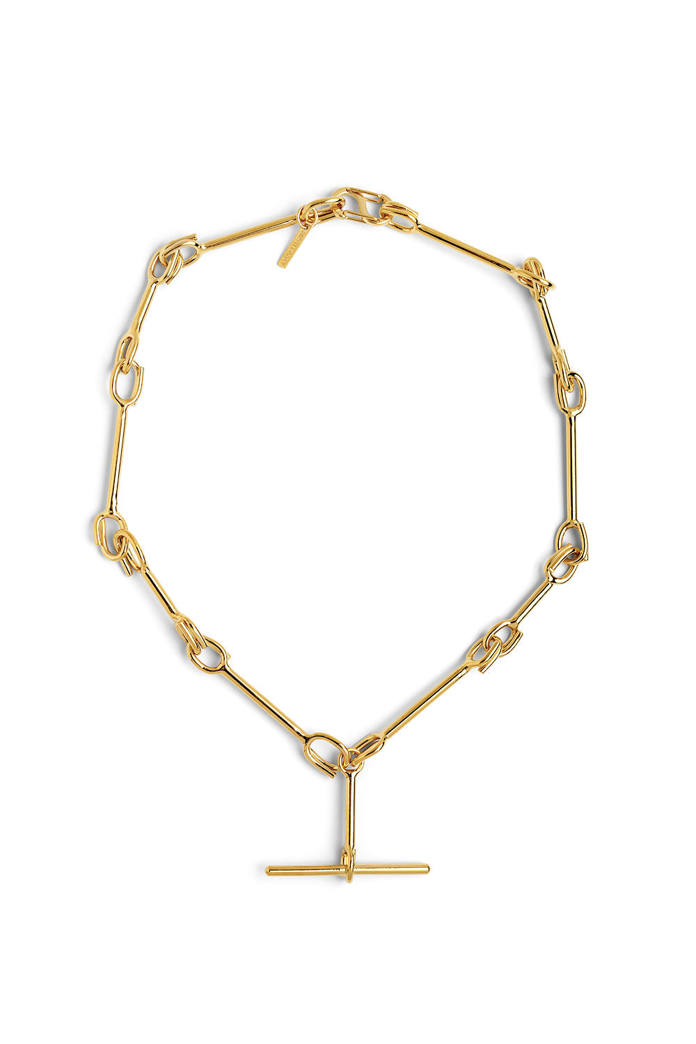 Statement Necklace - Linked Theory T-Bar | Noritamy Statement Necklace - Linked Theory T-Bar | Noritamy