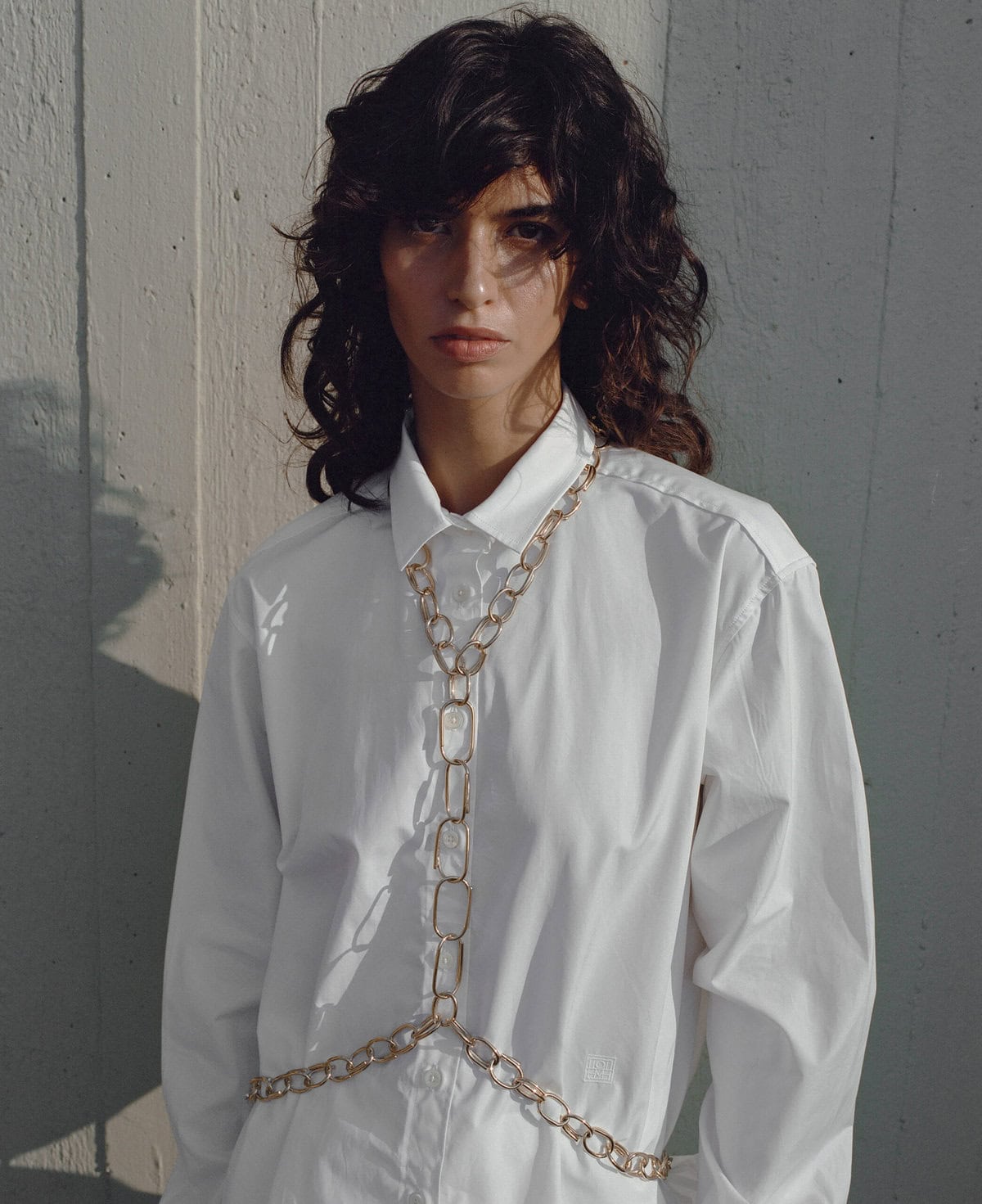 Chain Body Necklace With Carabiner
