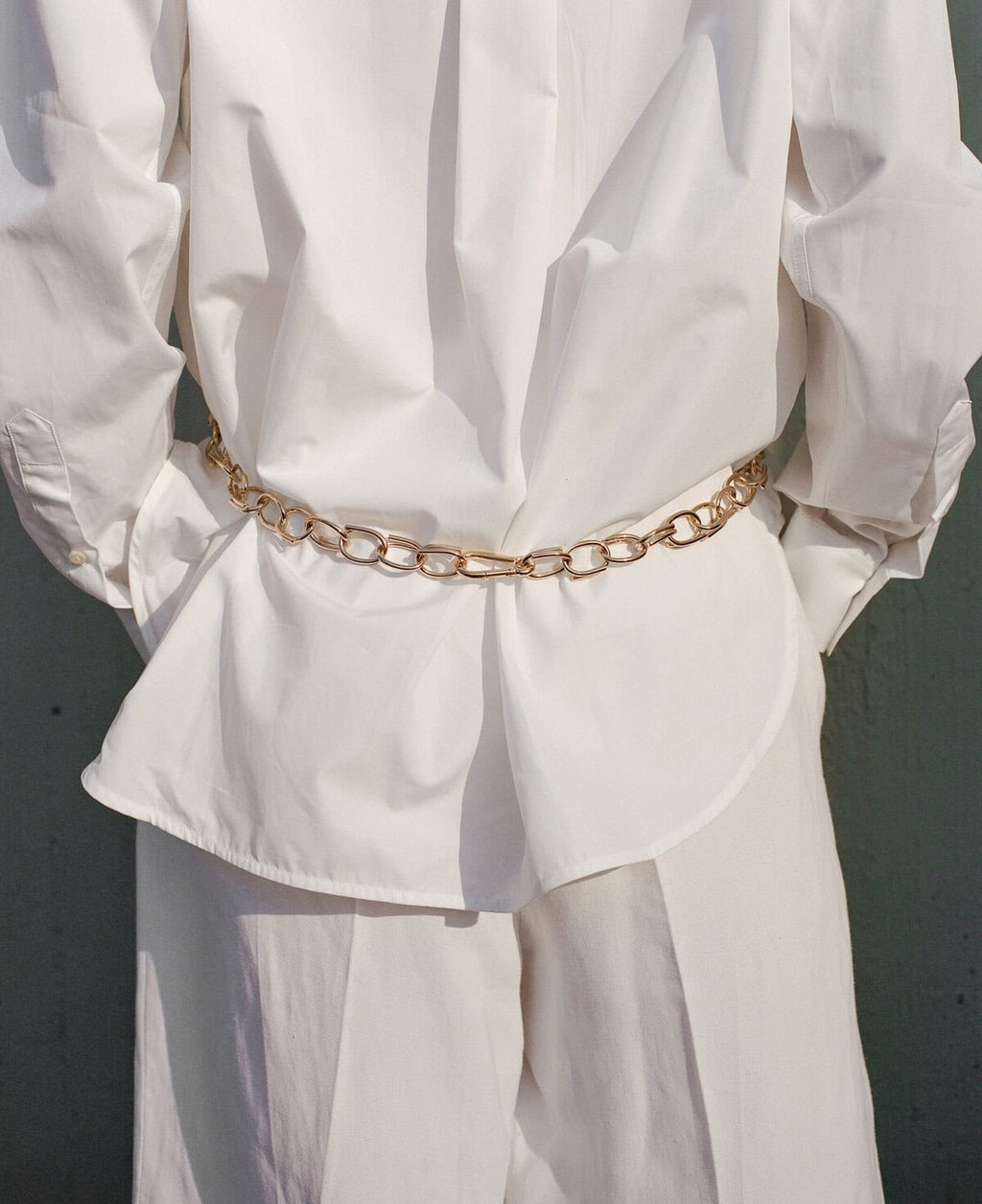 Chain Body Necklace With Carabiner
