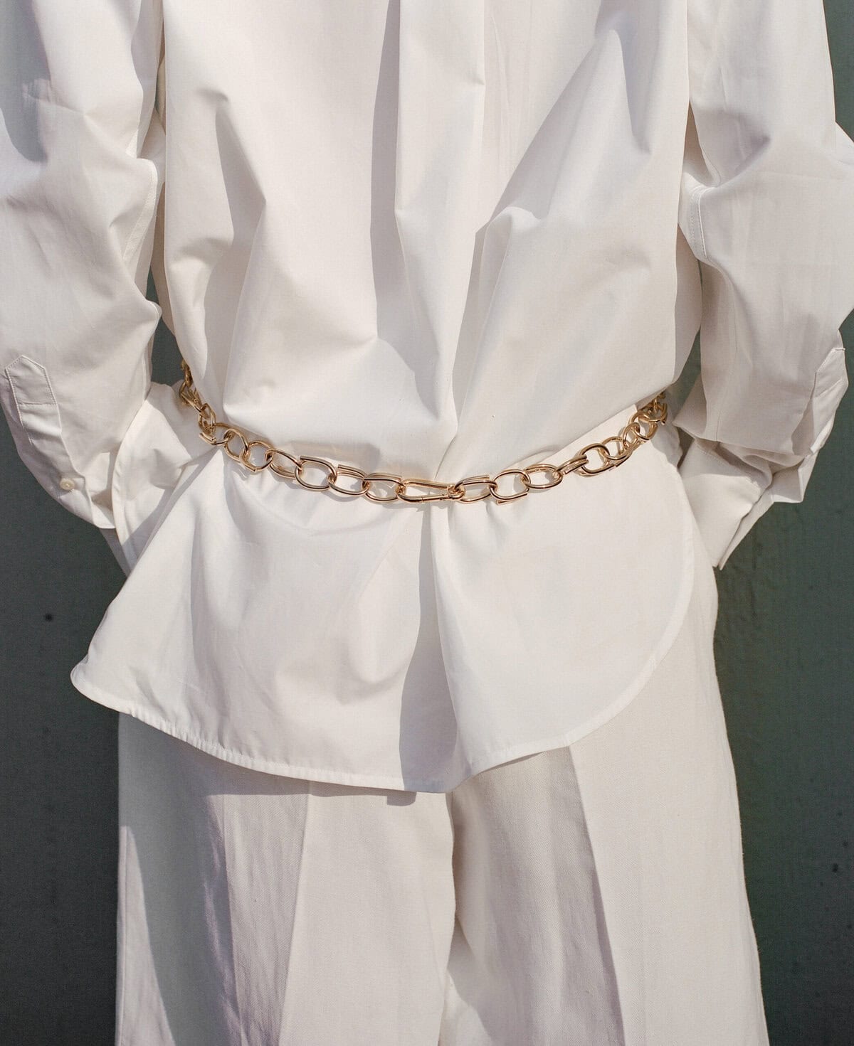Chain Body Necklace With Carabiner