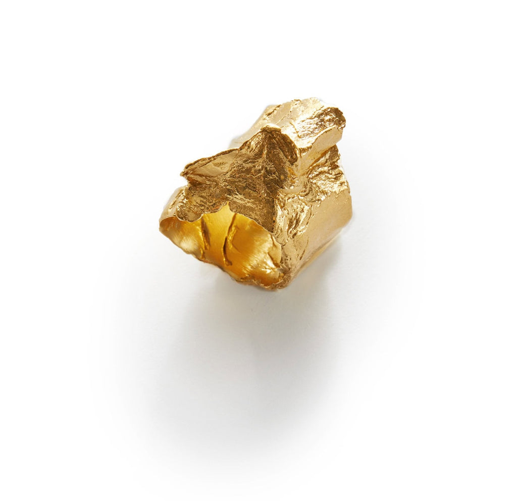 Short Rugged Ring - statement ring by Noritamy