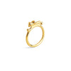 Bud Cluster Ring - gold plated