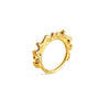 Crown Band Ring - gold plated