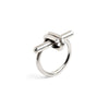 Linked Theory T-bar Sterling Silver Ring - ring band by Noritamy