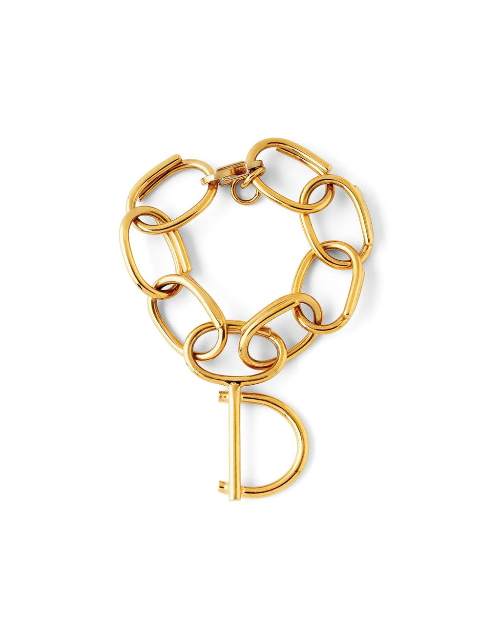 Anchor Link Bracelet - gold plated