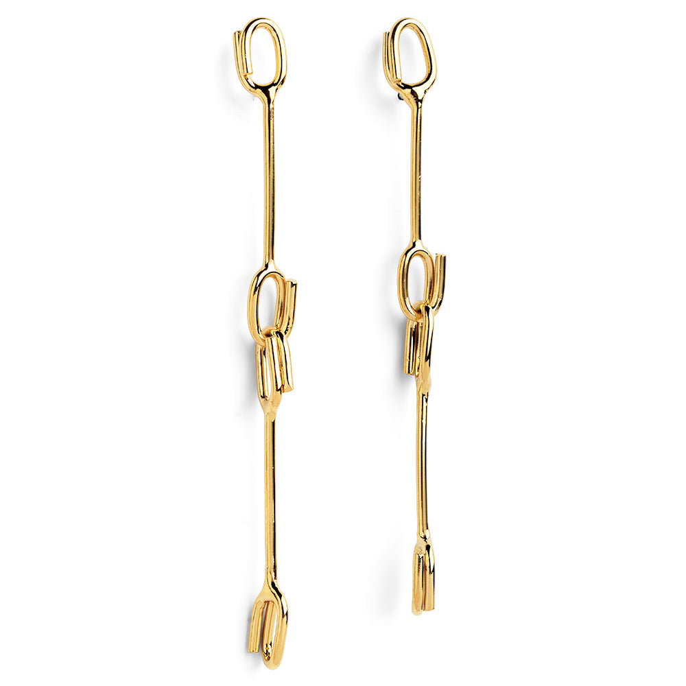 Linked Theory Drop  Earrings