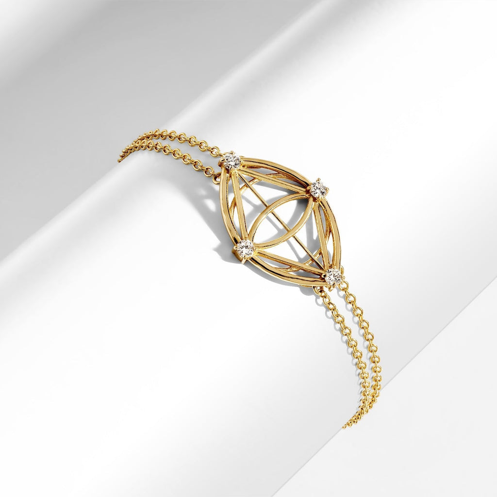 Evil Eye Evolves Diamond Bracelet - statement bracelet by Noritamy