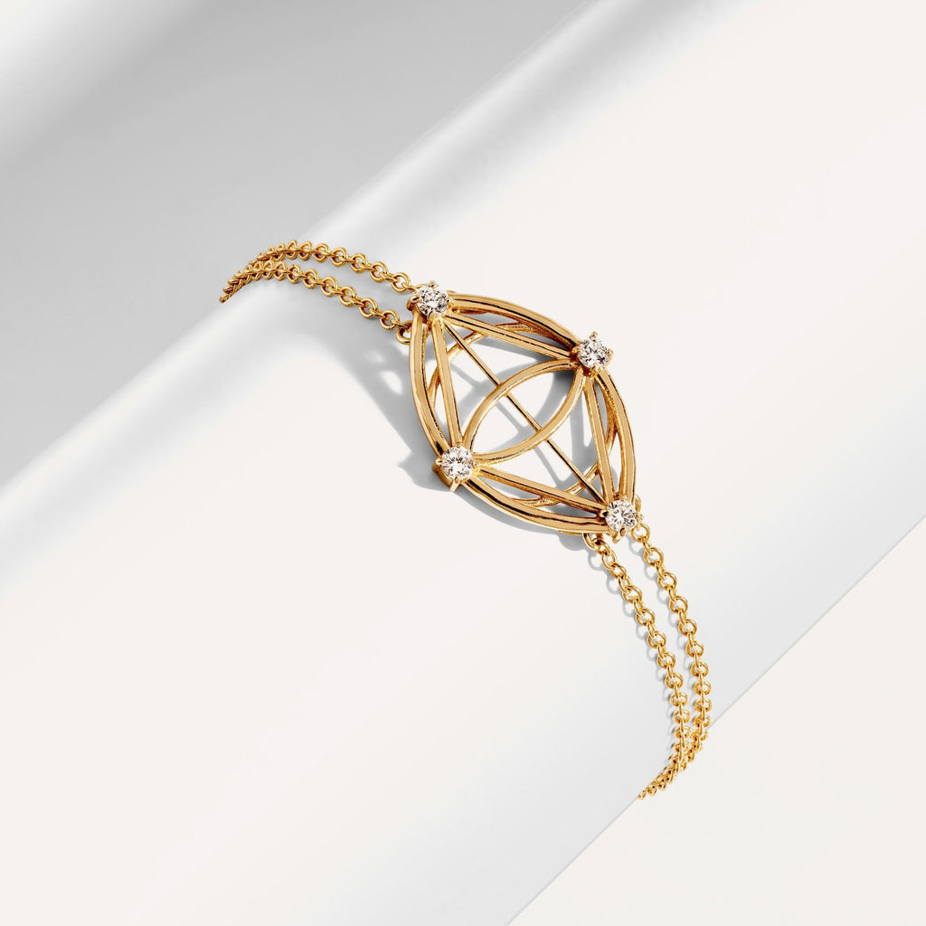 Evil Eye Evolves Diamond Bracelet - statement bracelet by Noritamy