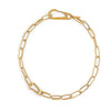 Oval Links Necklace With Carabiners - chain necklace by Noritamy
