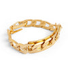 Narrow Cuban Links & Shackle Bracelet - link bracelet by Noritamy