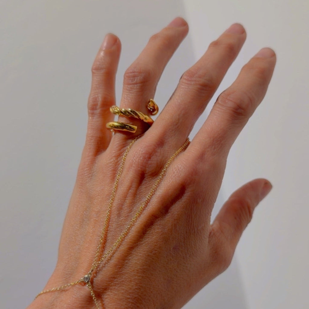 Screw ring - ring band by Noritamy