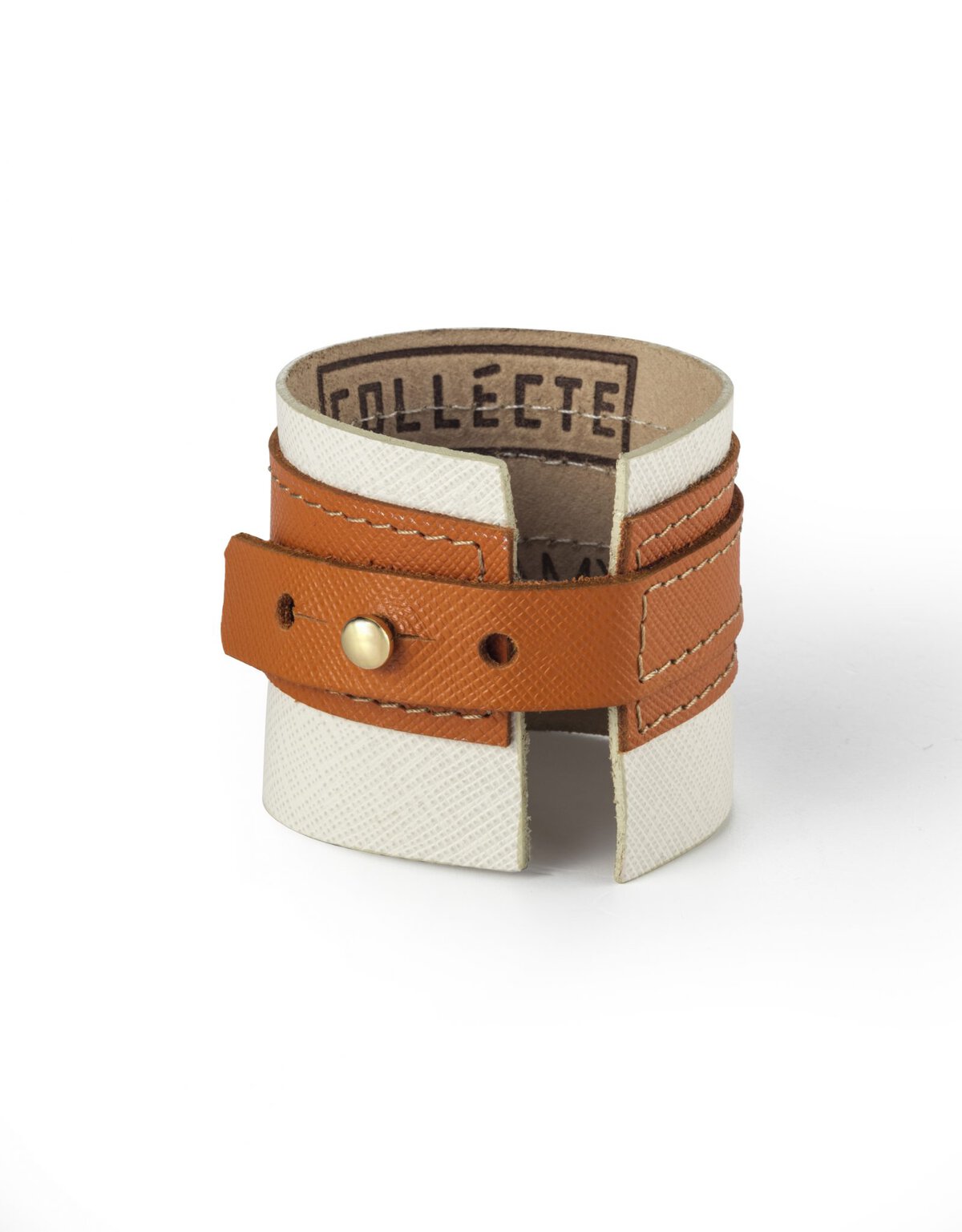 Noritamy X Collecte Off-White Leather Bracelet
