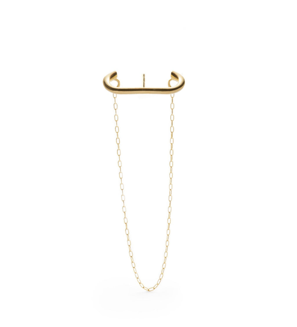 Ear Hugger With Chain