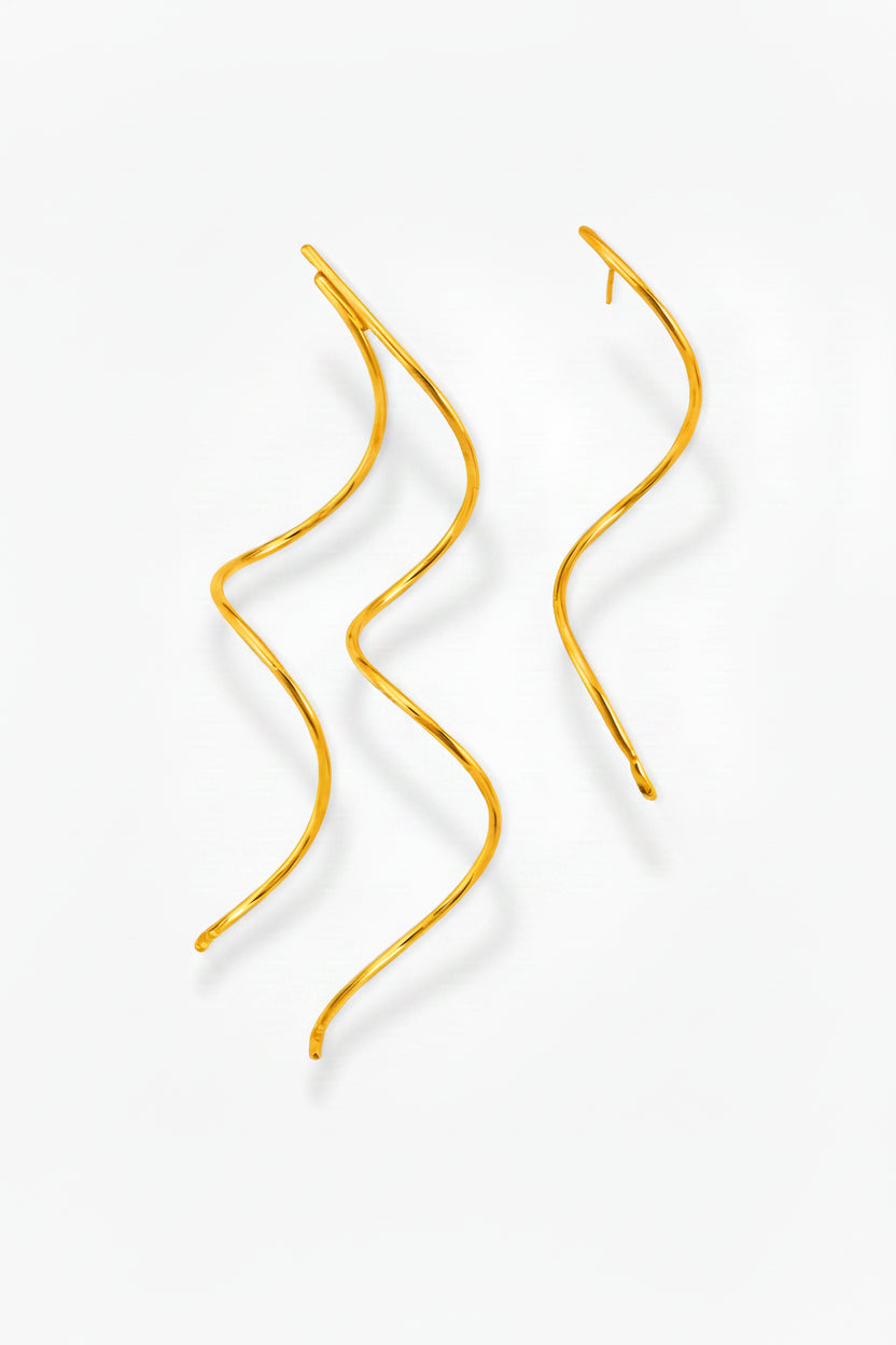Snake A-symmetric Earrings