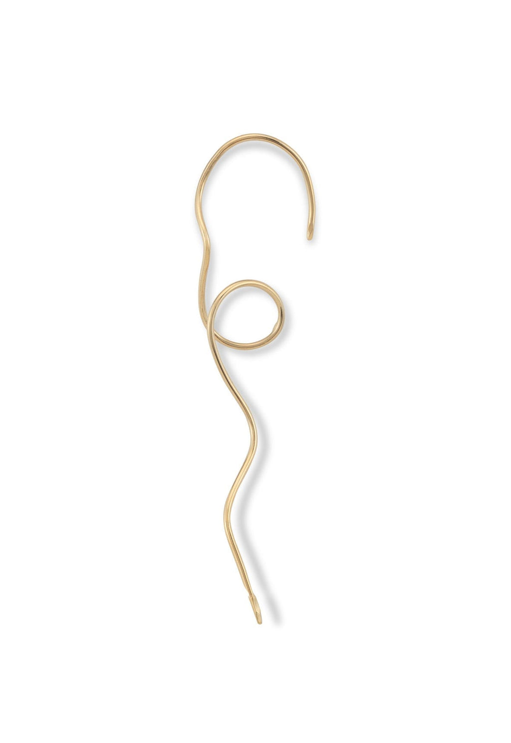 Snake Ear Climber - statement earrings by Noritamy