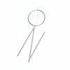 Initial Earring Sterling Silver