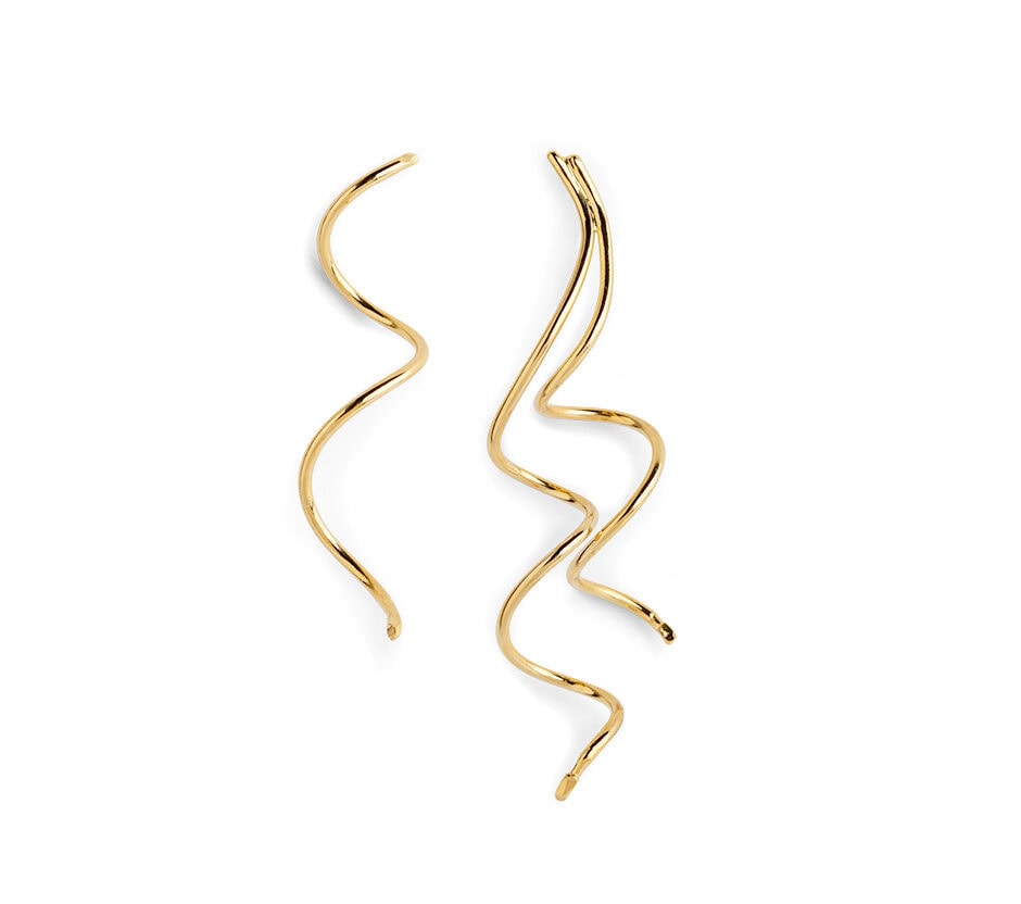 Long Snake Earrings