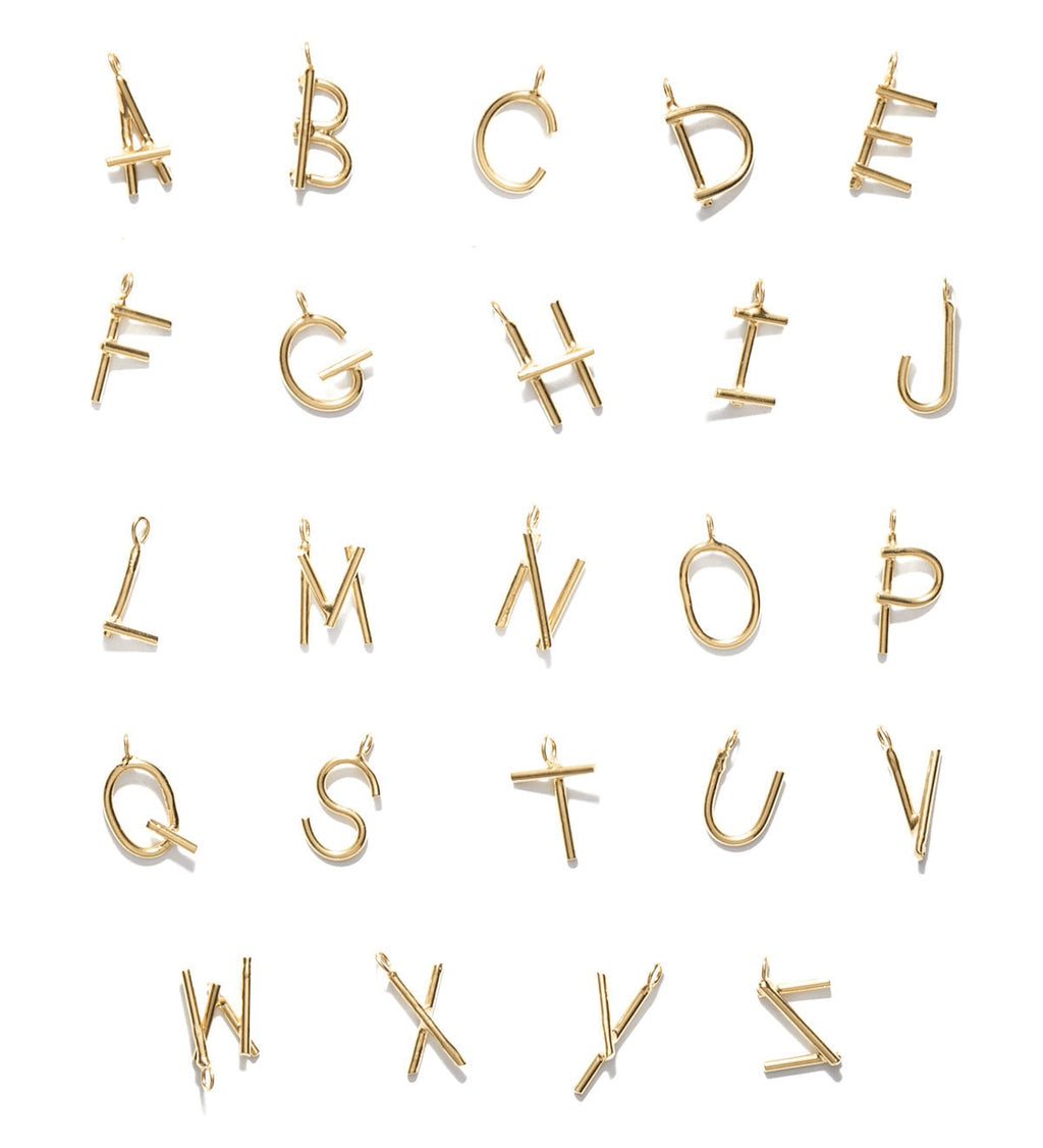 Initials  Necklace L