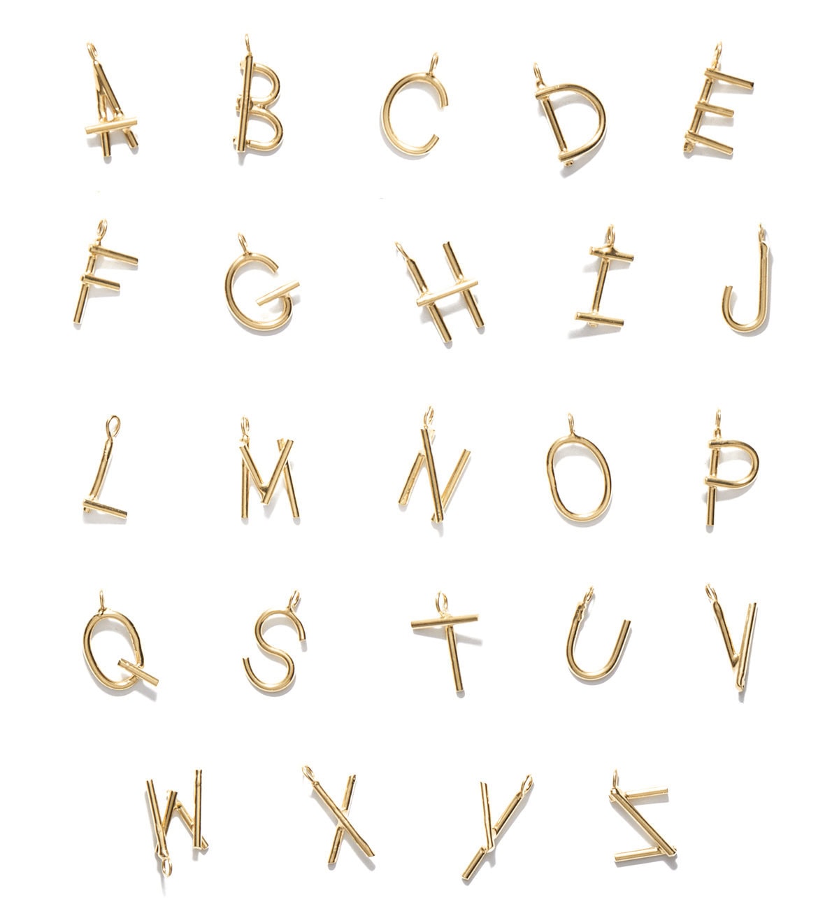 Initials  Necklace L