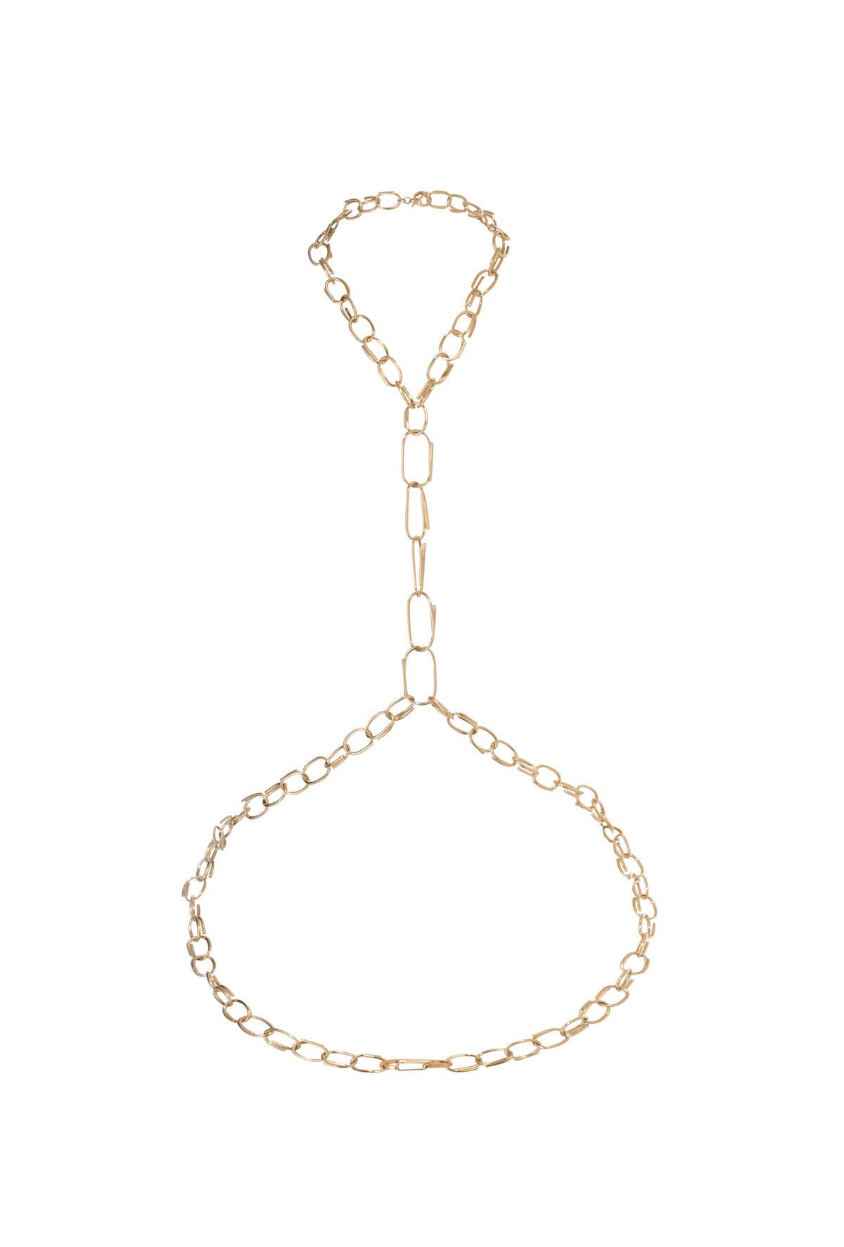 Chain Body Necklace With Carabiner
