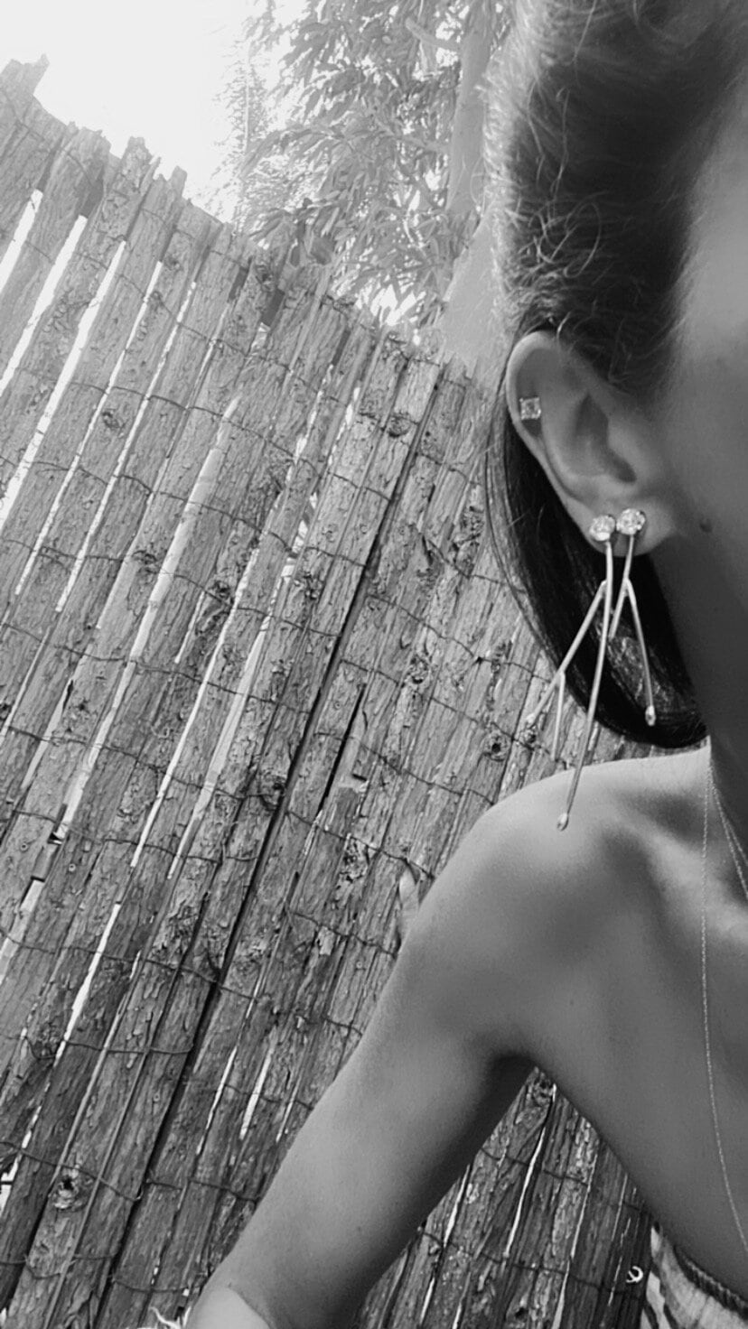 Pine Wishbone Earrings