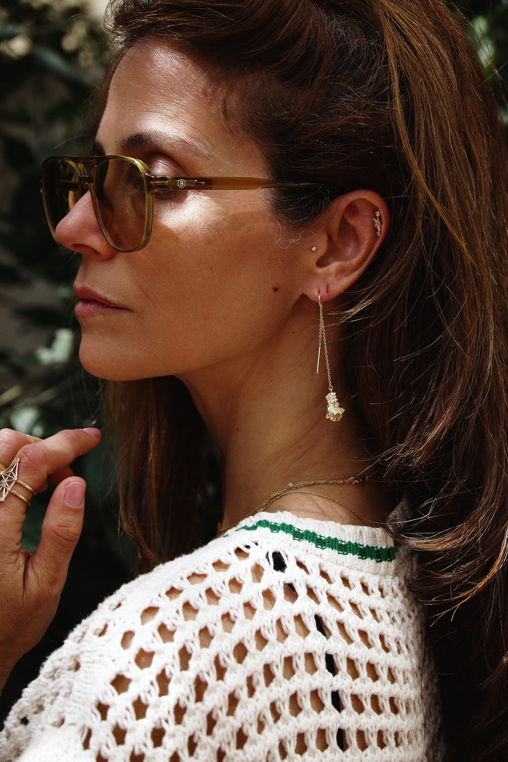 Bismuth Earrings — campaign image