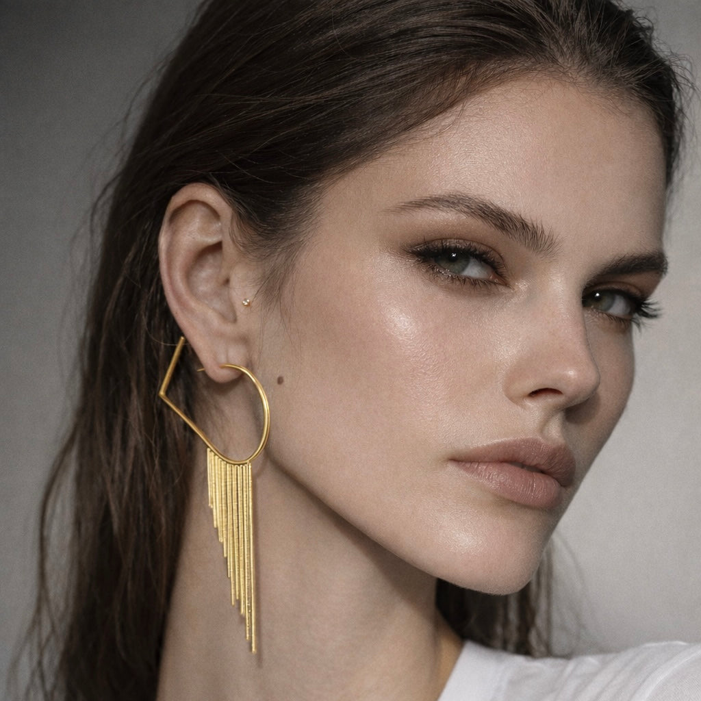 Statement Heart Single Earring