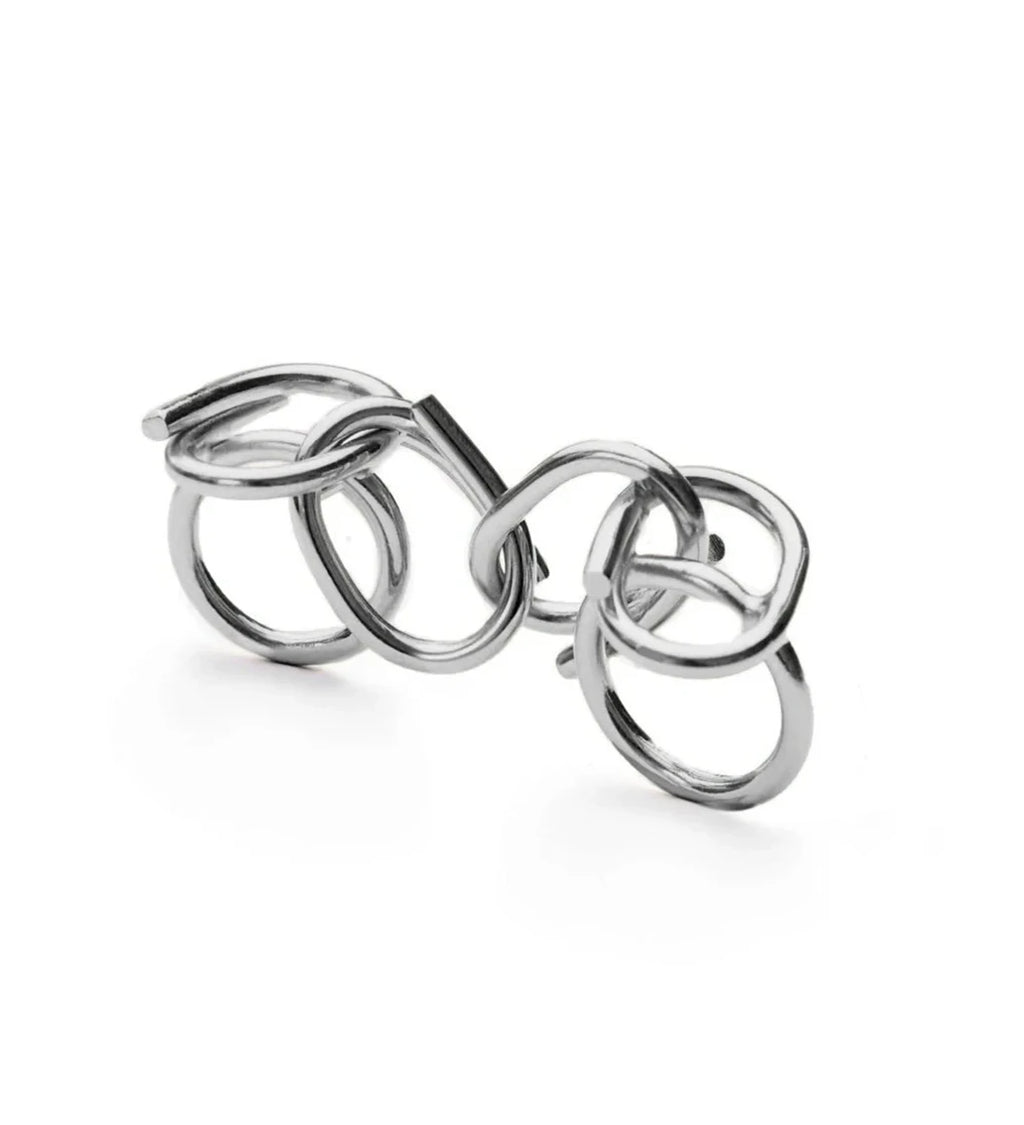 Three Finger Chain Ring