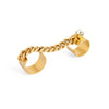 2 Finger Cuban Links Ring - statement ring by Noritamy