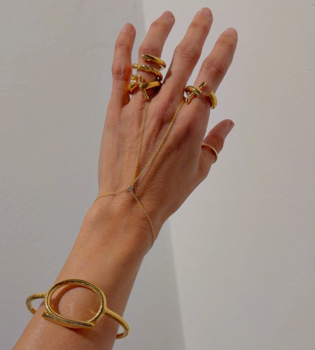 The open Chain link bracelet - chain bracelet by Noritamy