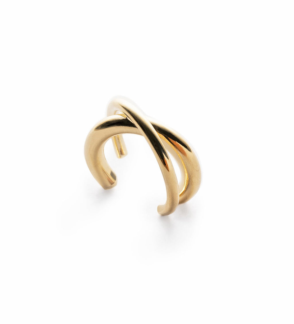 Crossover Ring - ring band by Noritamy