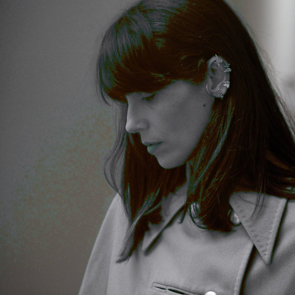 Bismuth Ear Cuff - Silver Tone