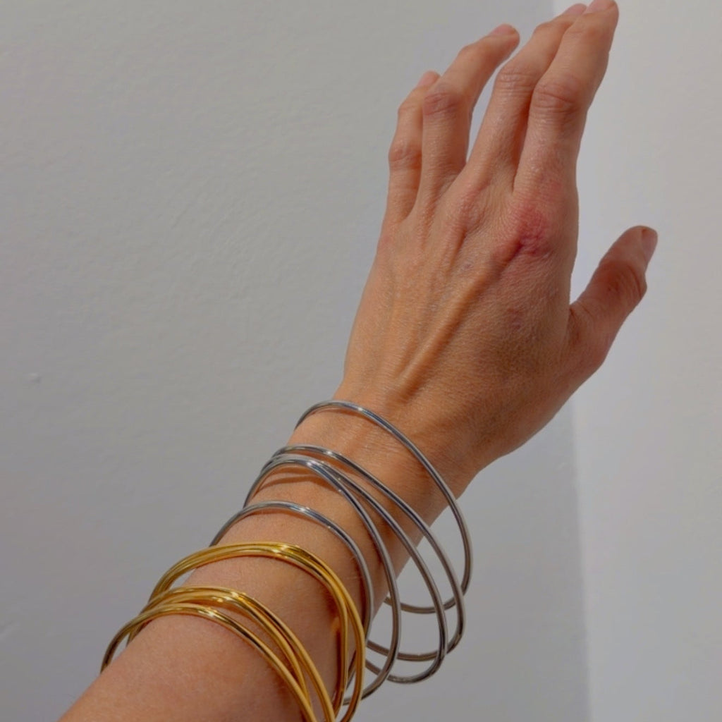 Amorphic Bangles set of 5