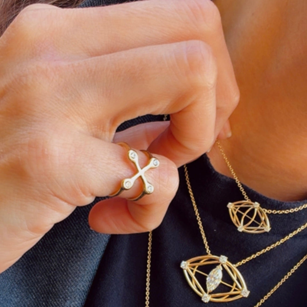 Sacred Balance Diamond Ring