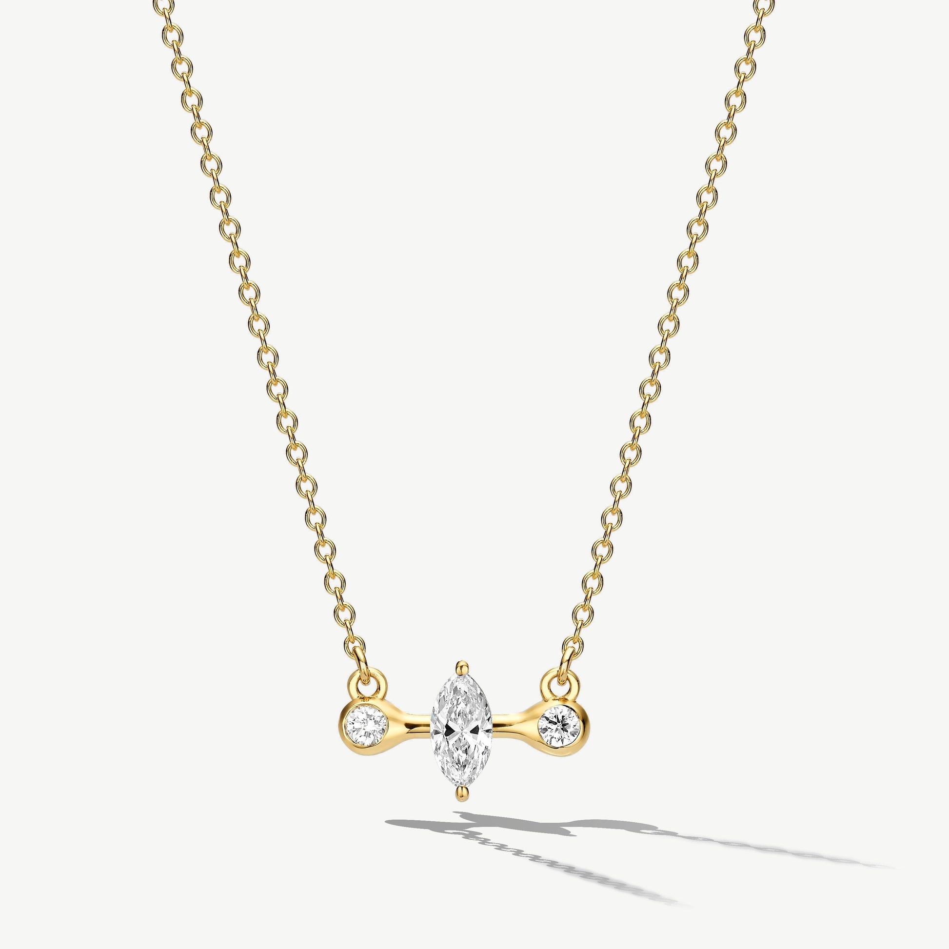 Cosmic Balance Diamond Necklace