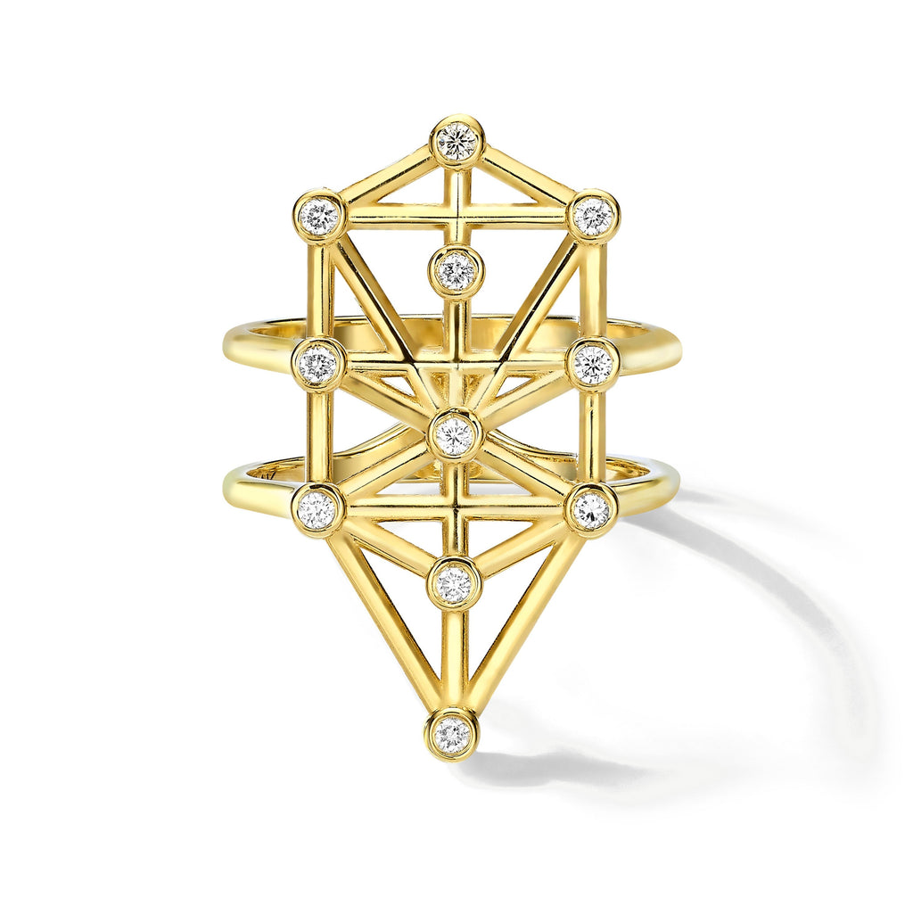 Master Manifestor Diamond Statement Ring - statement ring by Noritamy