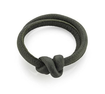 Green Leather knot bracelet