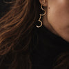 Semi Circles Ear Climber - ear cuffs by Noritamy