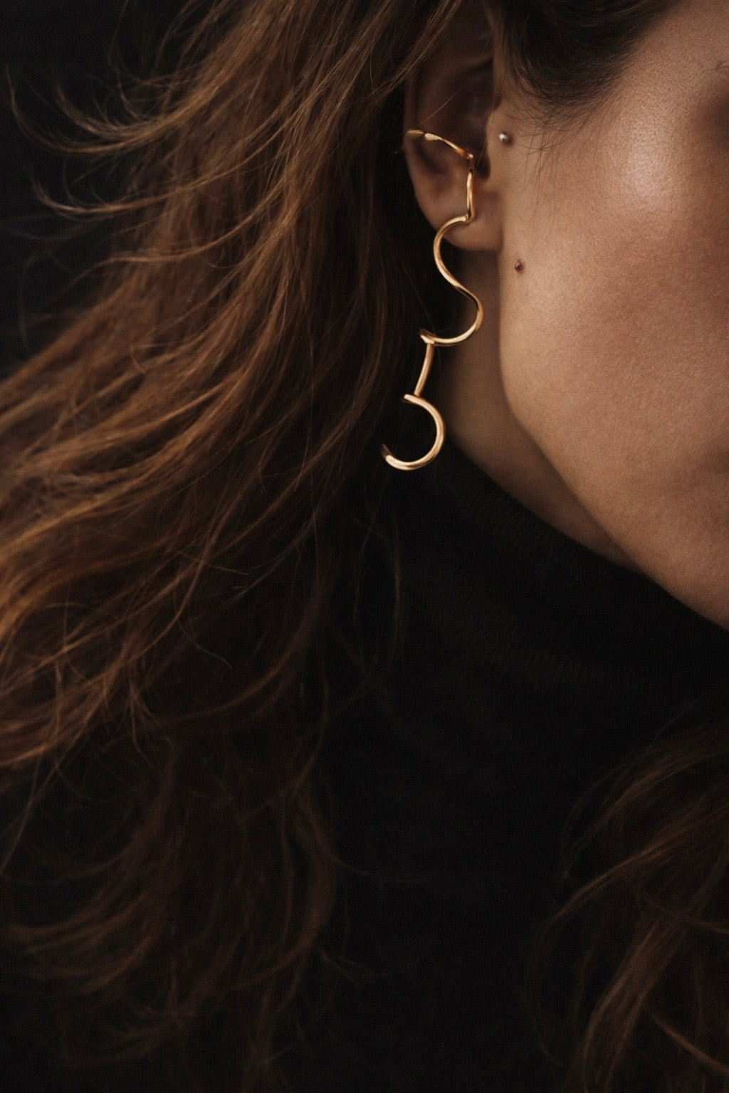 Semi Circles Ear Climber - ear cuffs by Noritamy