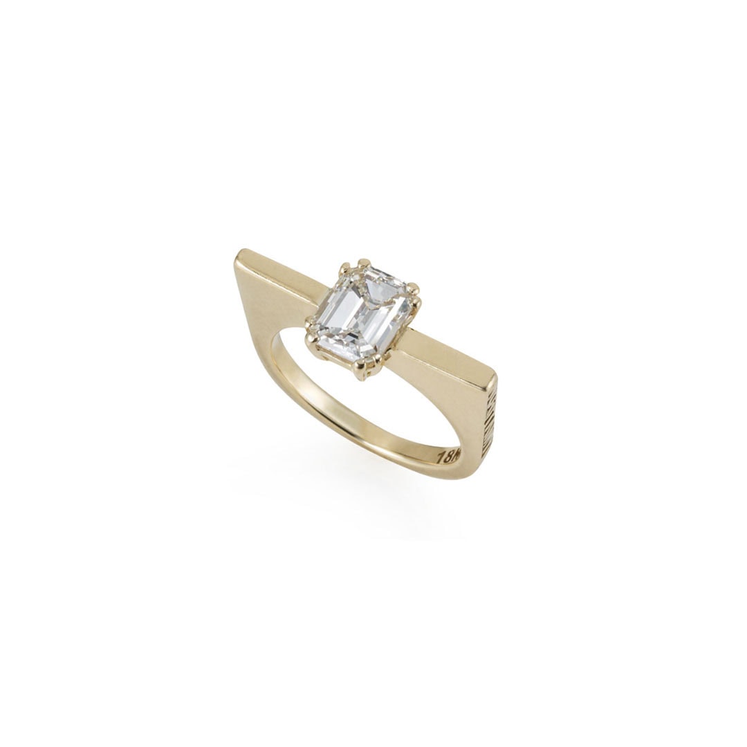 18K Diamond Custom made Ring