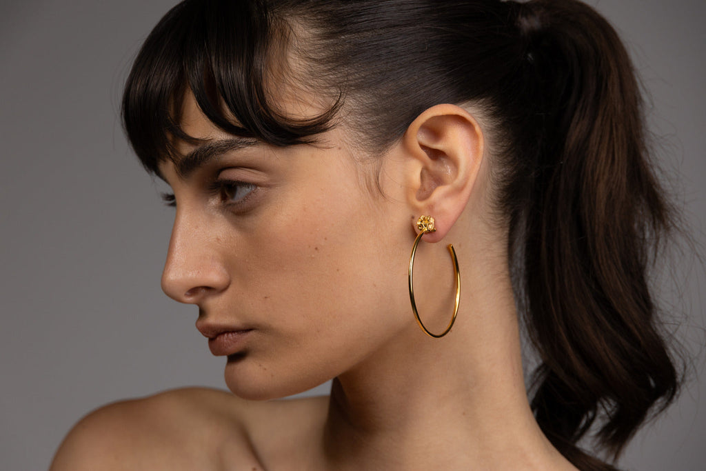 Bismuth Hoop Earrings
