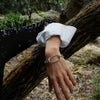 Small links large link bracelet - link bracelet by Noritamy