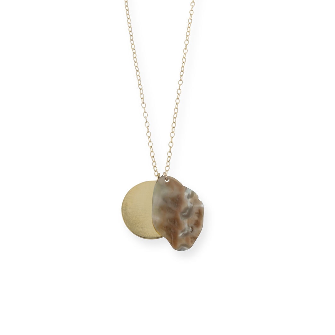 Coin & Shell Necklace