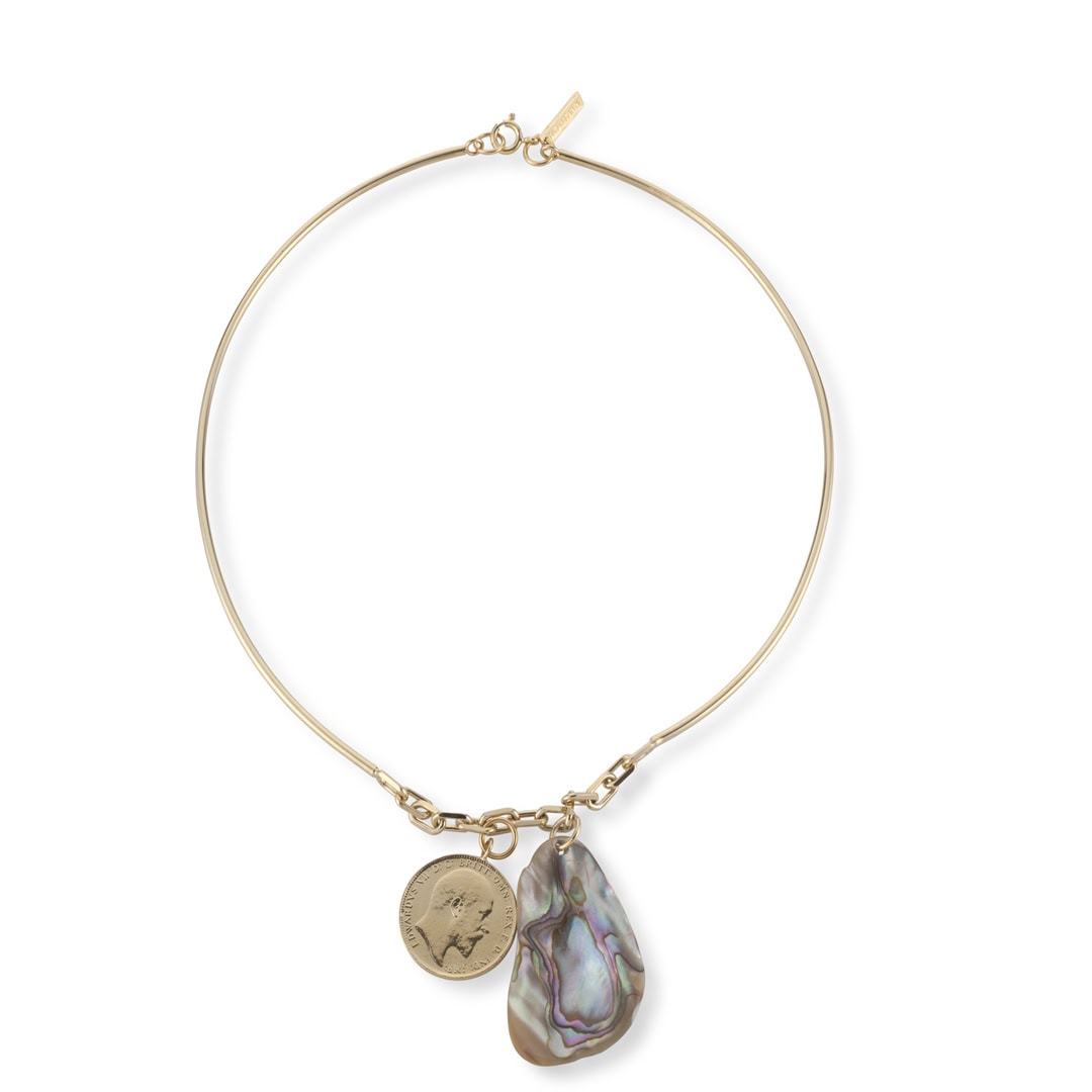 Coin and Shell Choker-Out of stock