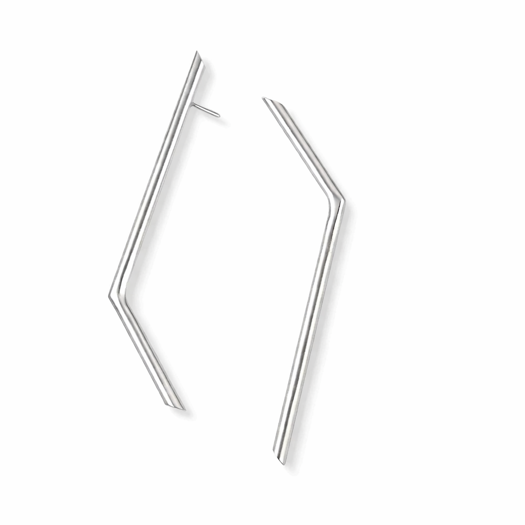 Geo Cylinder Earrings - statement earrings by Noritamy