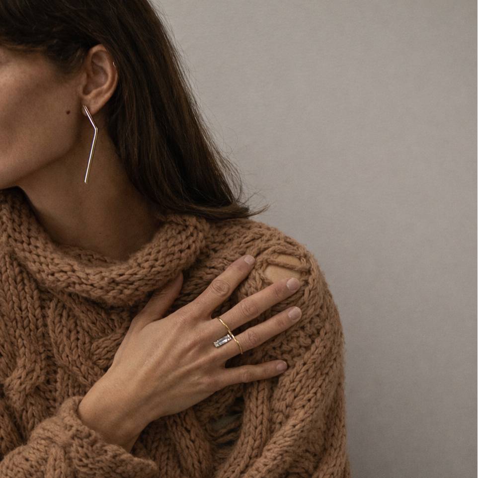 Geo Cylinder Earrings