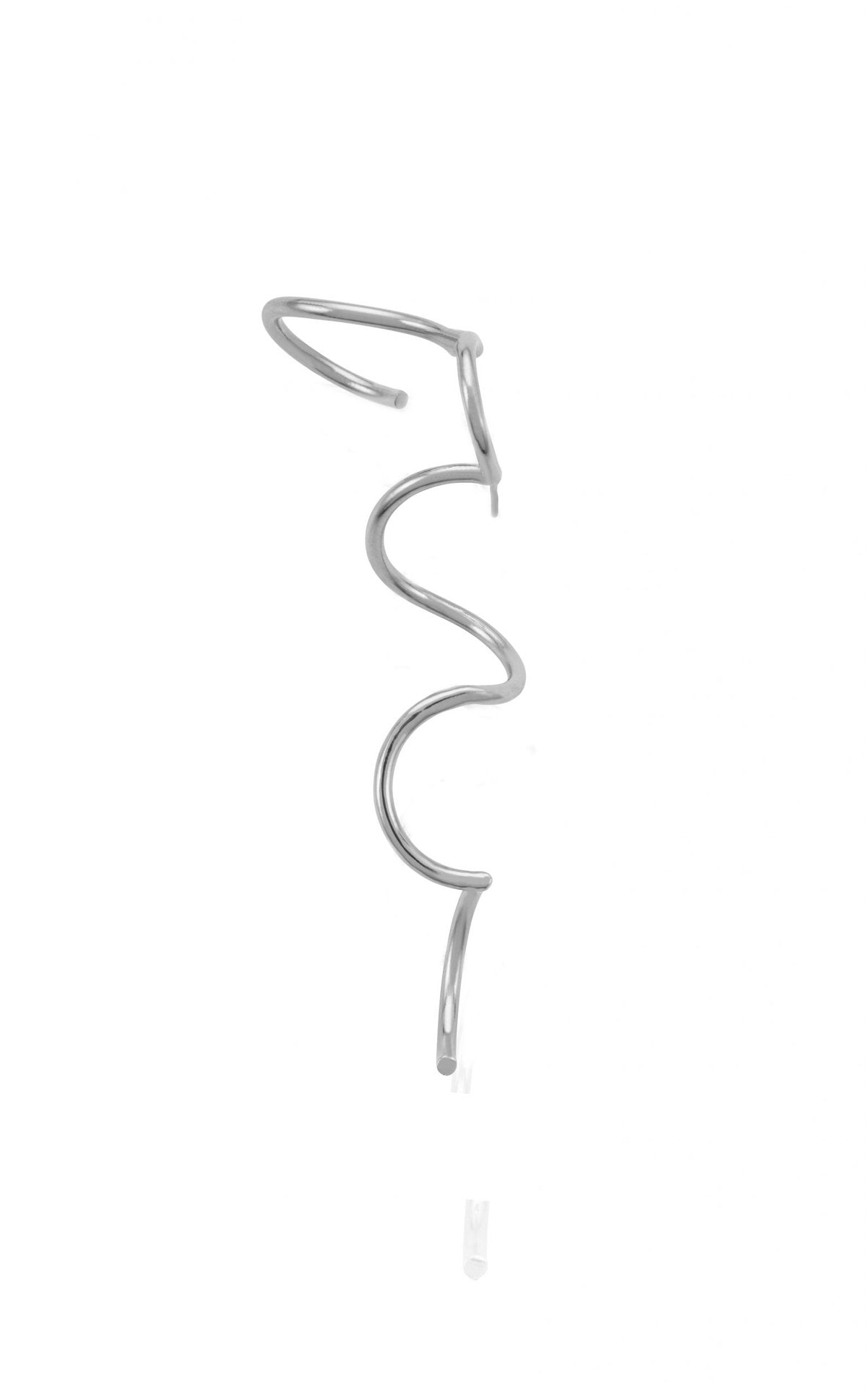 Long Circle  Single Earring