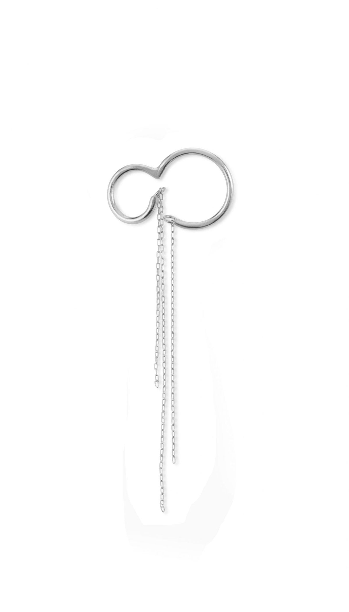 Half Circle Chain Earring