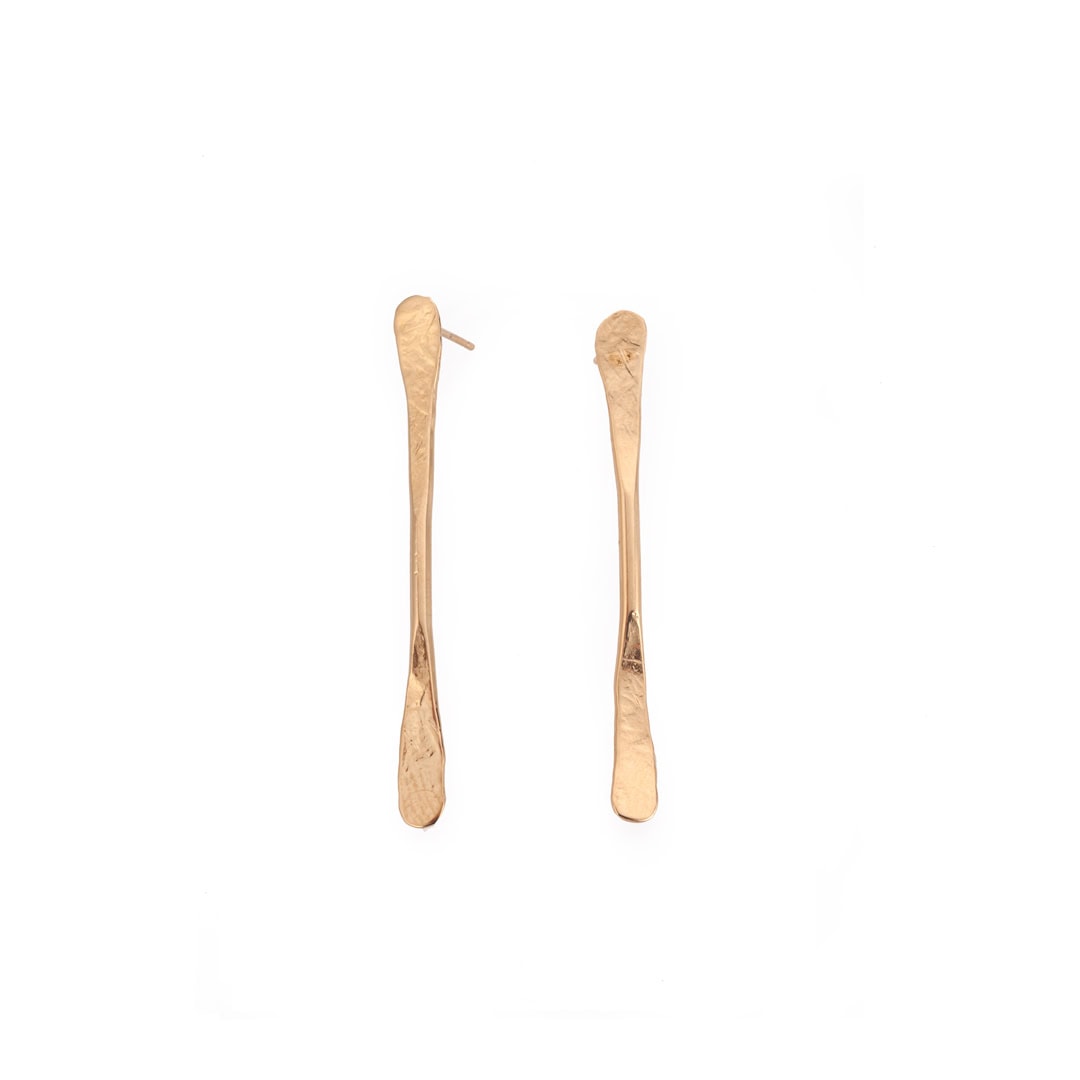 Hammered Strip Earrings