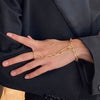 Paper Clip Links Hand Chain - hand chain by Noritamy